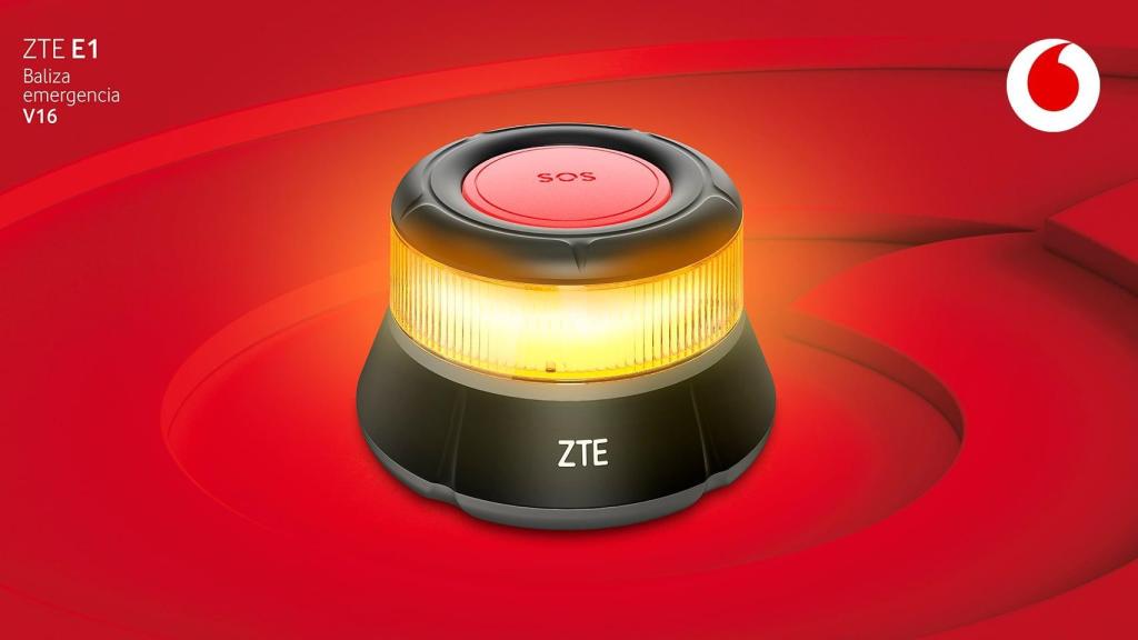 Baliza V16 ZTE y Vodafone