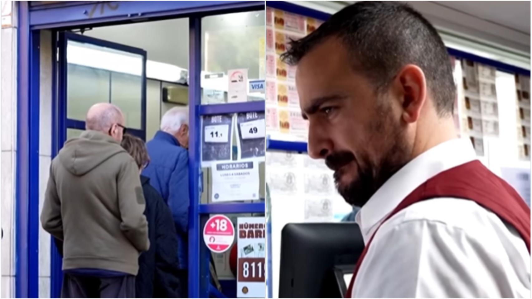 Marcos, emprendedor y lotero en Madrid.