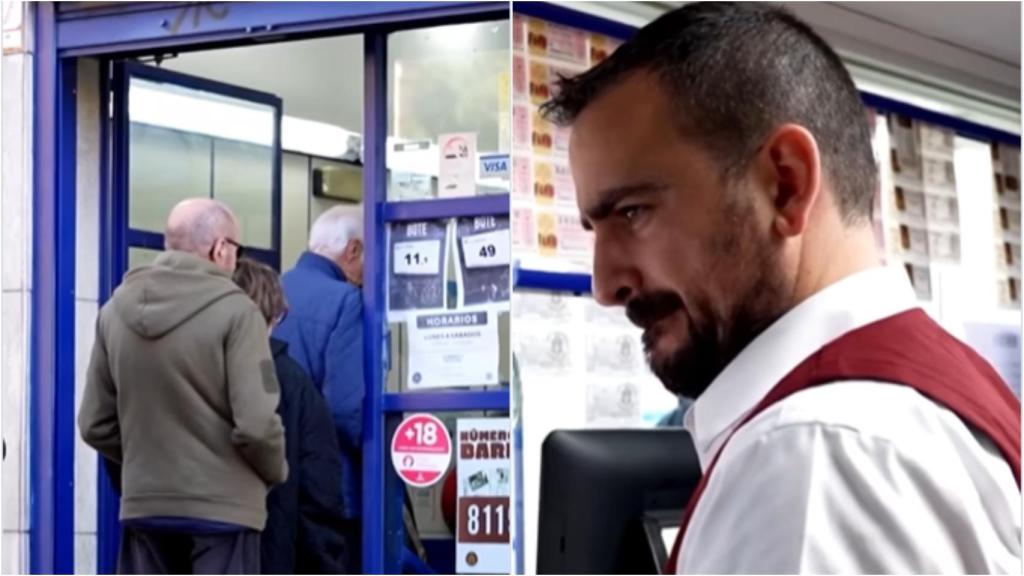 Marcos, emprendedor y lotero en Madrid.