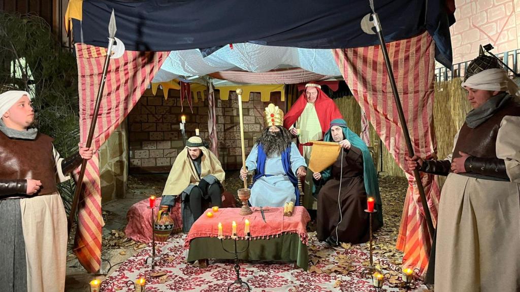 Una de las escenas del belén.