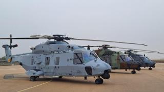 Los tres NH90 entregados este jueves en Albacete