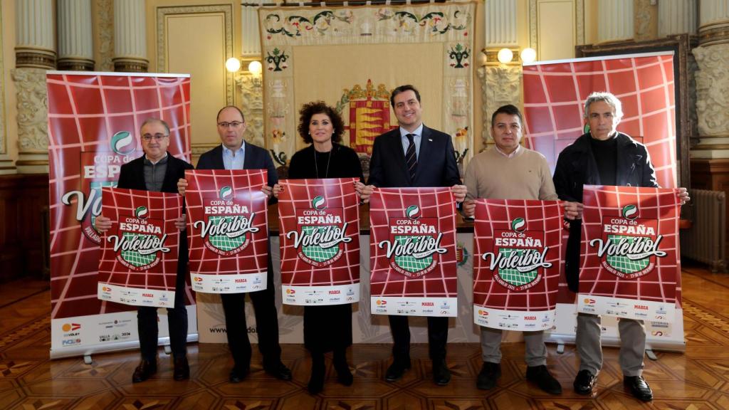 Presentación de la Copa de España de Voleibol alevín e infantil, que se celebrará en Valladolid