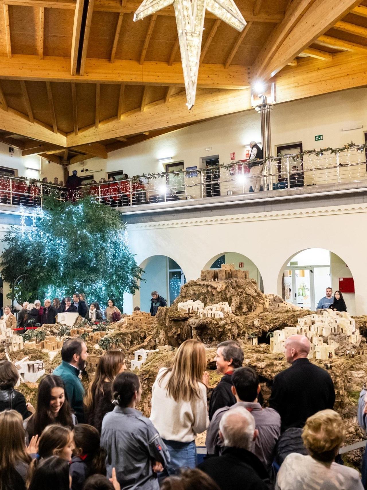 El belén monumental del Ayuntamiento de Pozuelo de Alarcón.