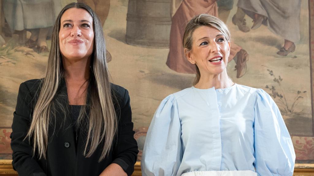 Míriam Nogueras, portavoz de Junts en el Congreso, y Yolanda Díaz, vicepresidenta segunda del Gobierno y ministra de Trabajo.