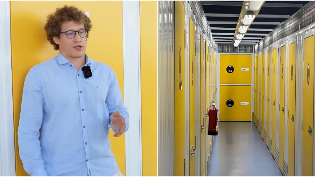 Arseniy, dueño de un negocio de alquiler de trasteros en España.