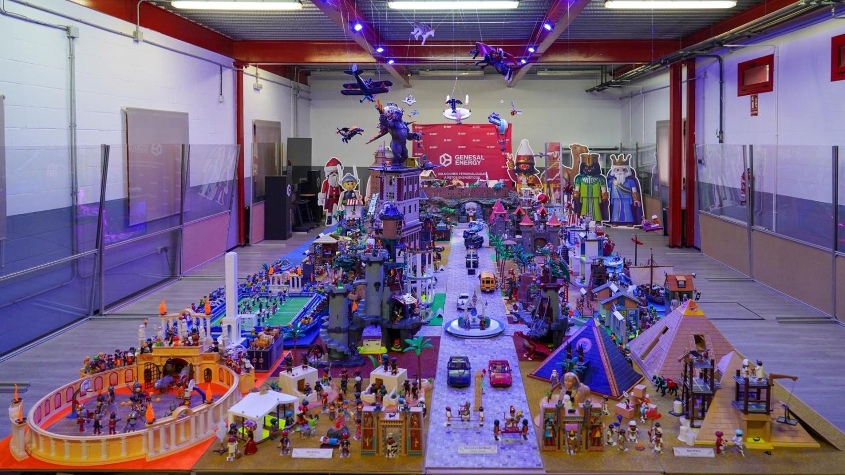 Belén gigante de Playmobil en el Concello de Bergondo (A Coruña)