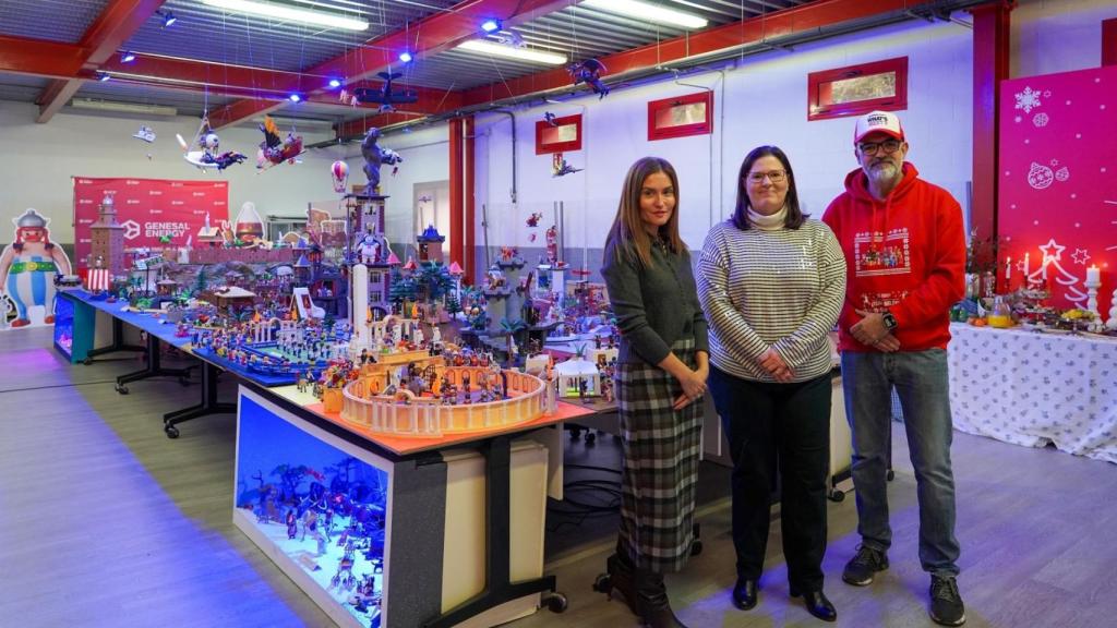 Inauguración del Belén gigante de Playmobil en Bergondo (A Coruña)