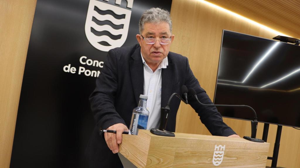 El alcalde de Pontevedra, Miguel Anxo Fernández Lores.