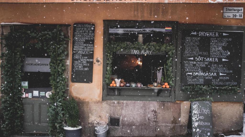 Chocolatería de Estocolmo.