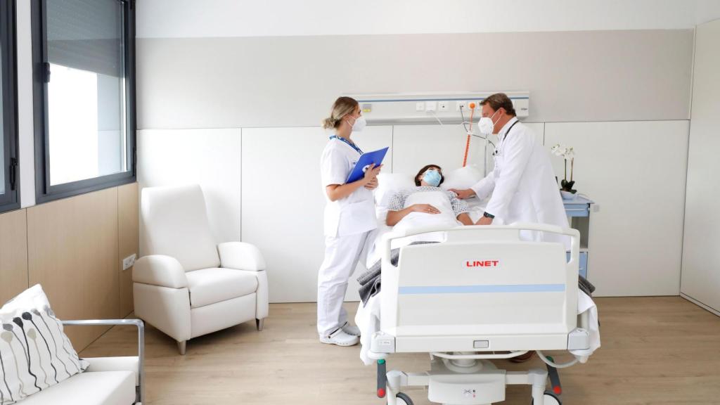 Un paciente de gripe en Vithas.