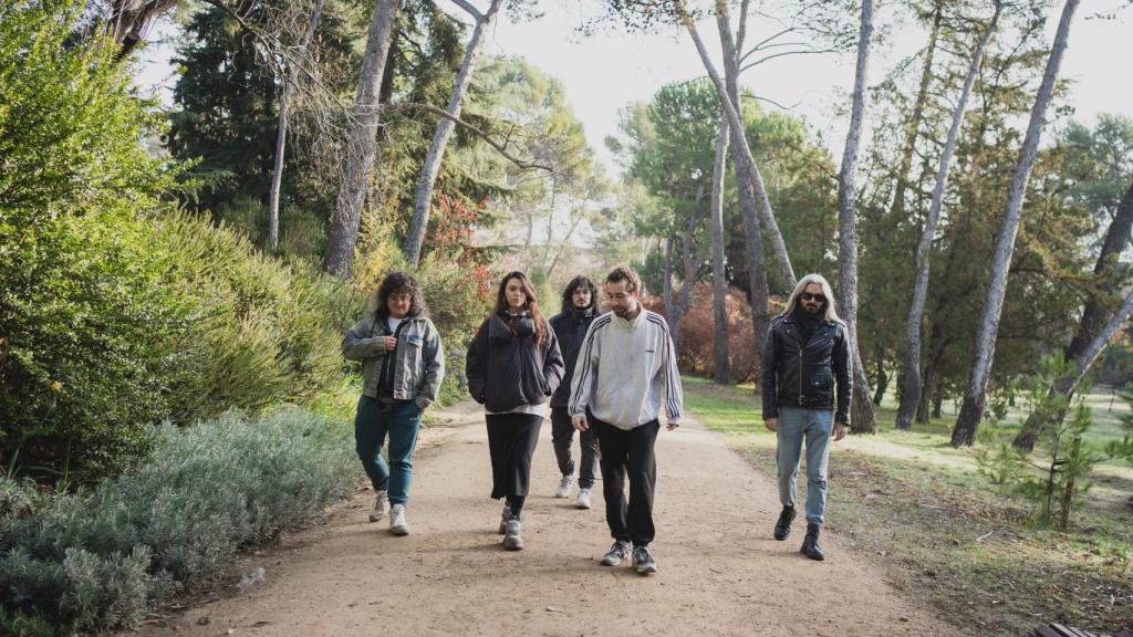 Los miembros de Alcalá Norte en el parque de la Quinta de los Molinos de Madrid.