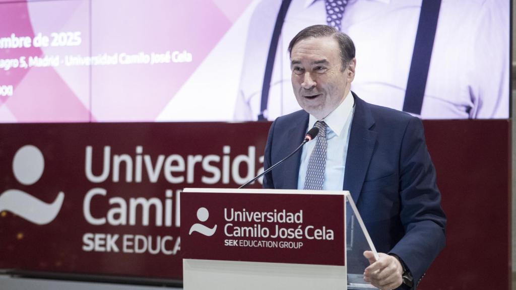 Pedro J. Ramírez, presidente ejecutivo y director de EL ESPAÑOL, durante su intervención en la clausura del ciclo de conferencias 'La libertad en el siglo XXI'.