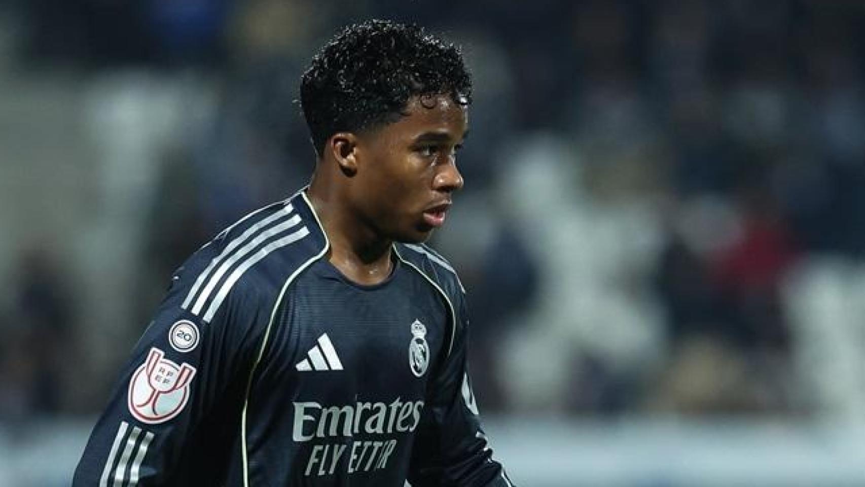 Endrick, con el Real Madrid