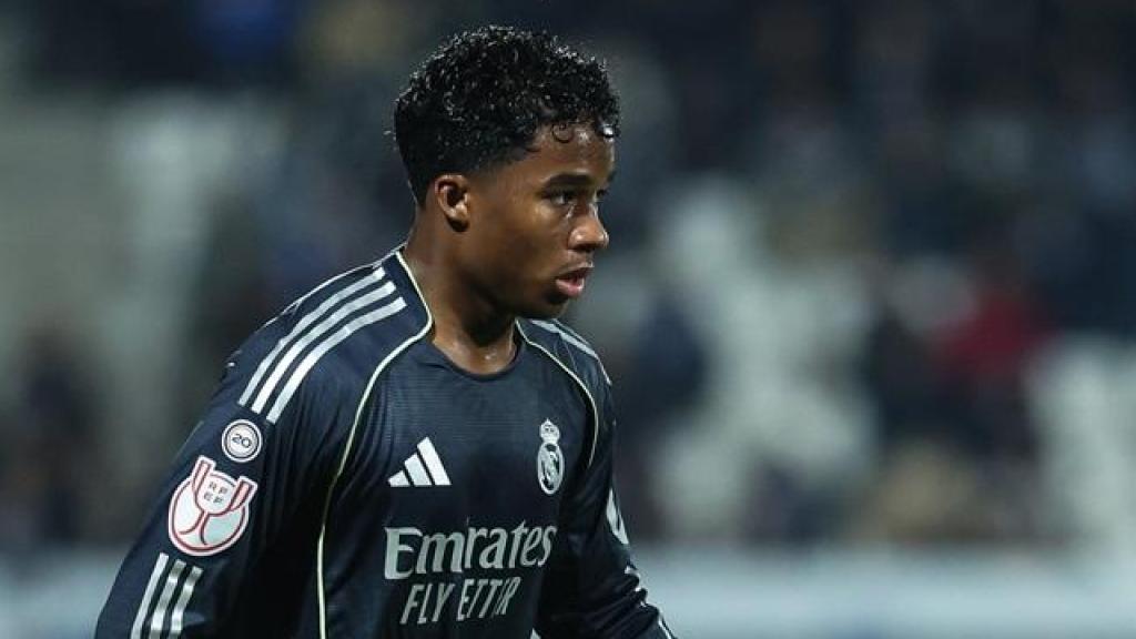 Endrick, con el Real Madrid