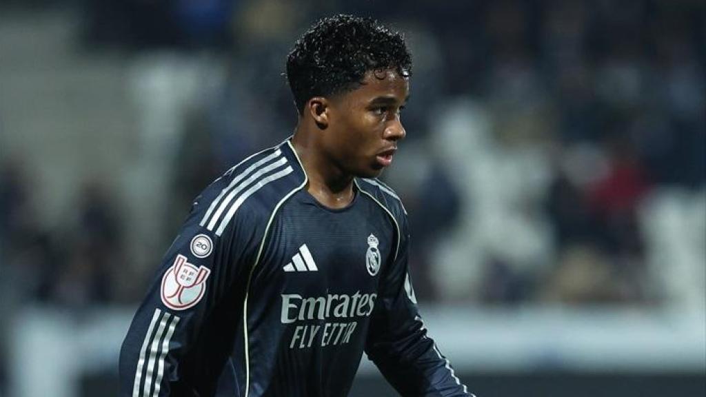 Endrick, con el Real Madrid