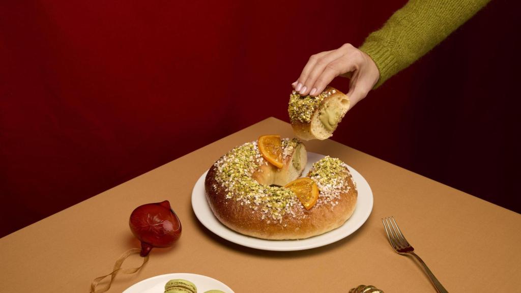 Roscón de pistacho de Madreamiga.