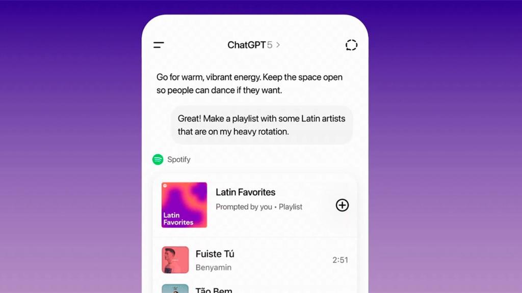 Spotify en ChatGPT