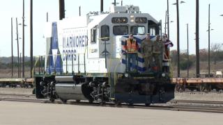 Locomotora convertida con baterías ATLAS