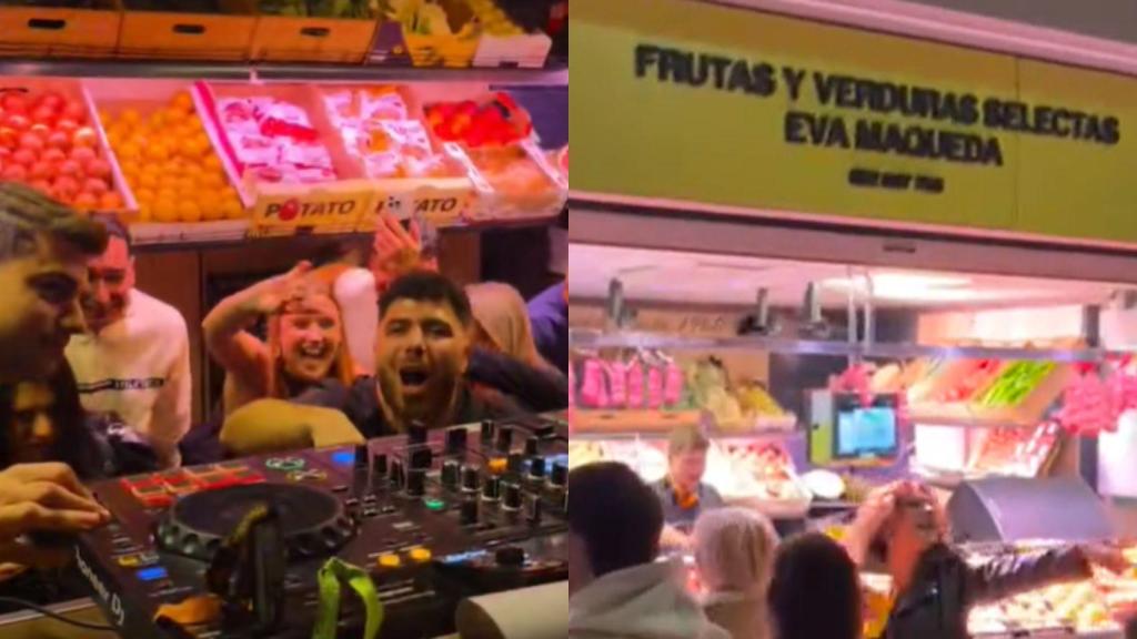 La fiesta con Dj de la frutería Maqueda
