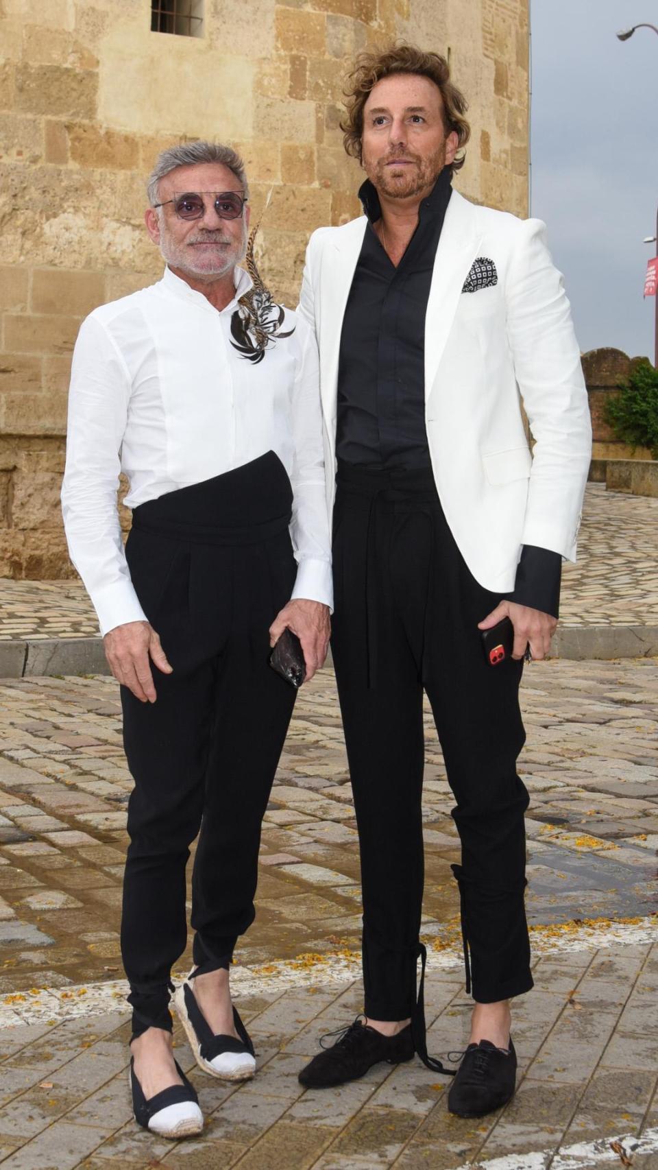 El exmatrimonio en Sevilla, en 2023, en las horas previas a su boda.