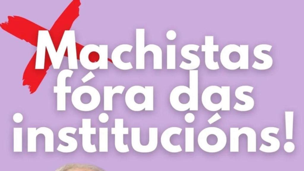 Cartel de la manifestación para pedir la dimisión de Tomé