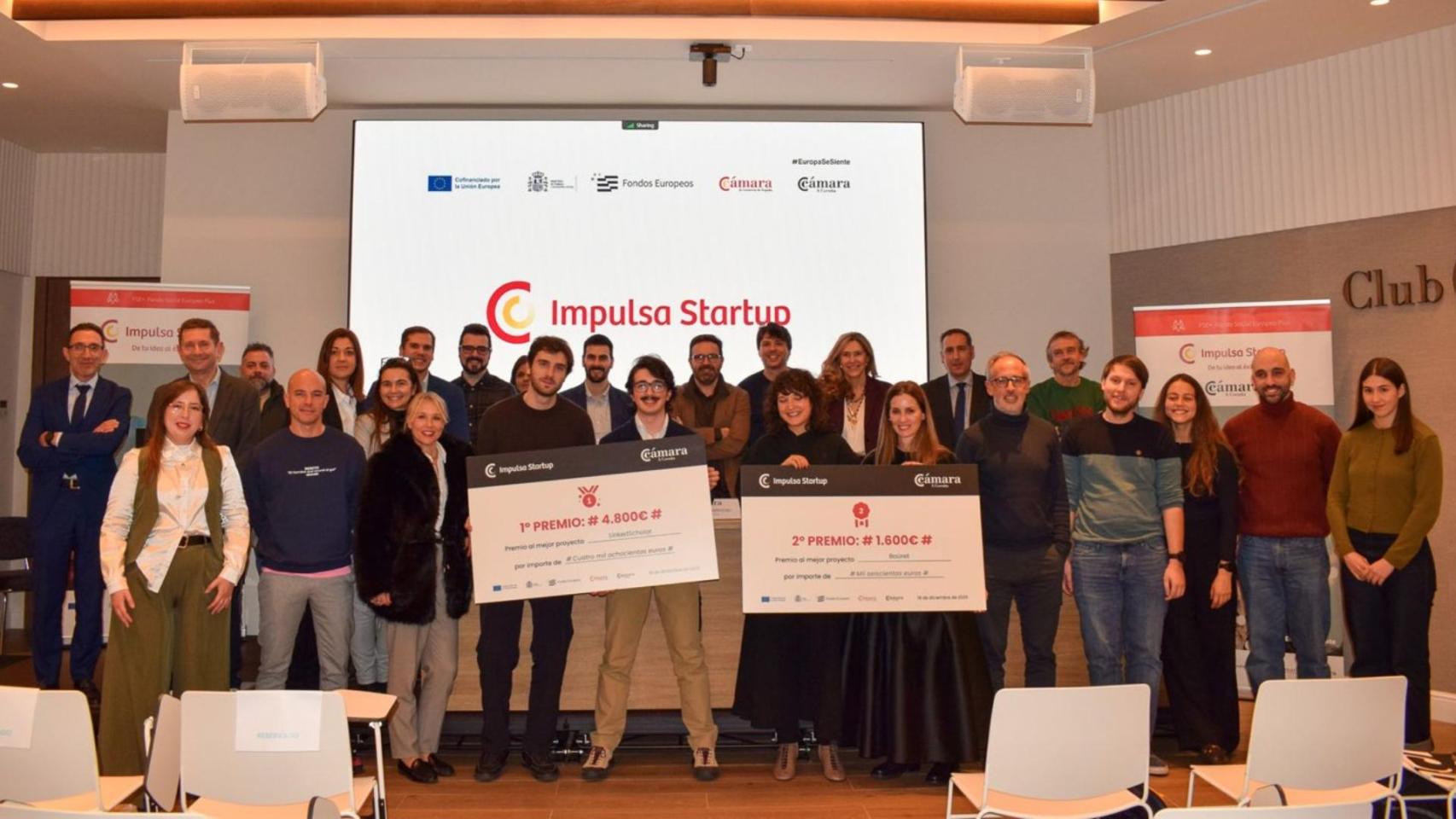 LinkedScholar gana el primer premio que la Cámara de A Coruña otorga a startups tecnológicas