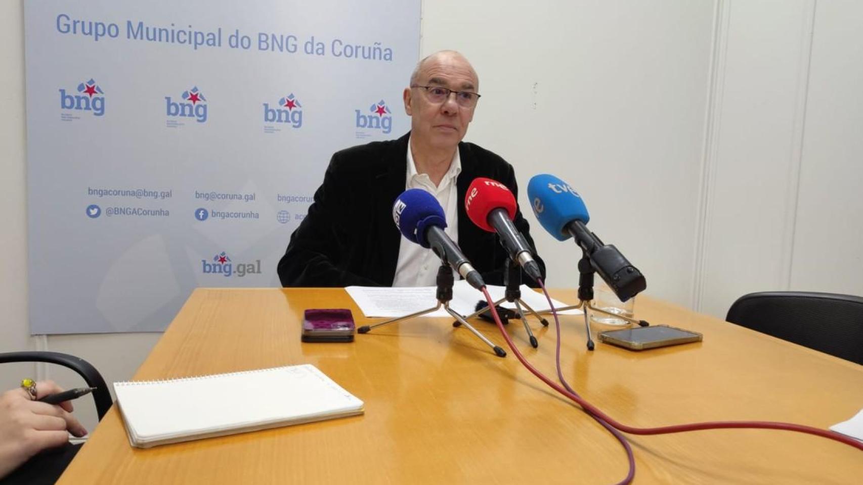 Francisco Jorquera, en la rueda de prensa de este viernes.