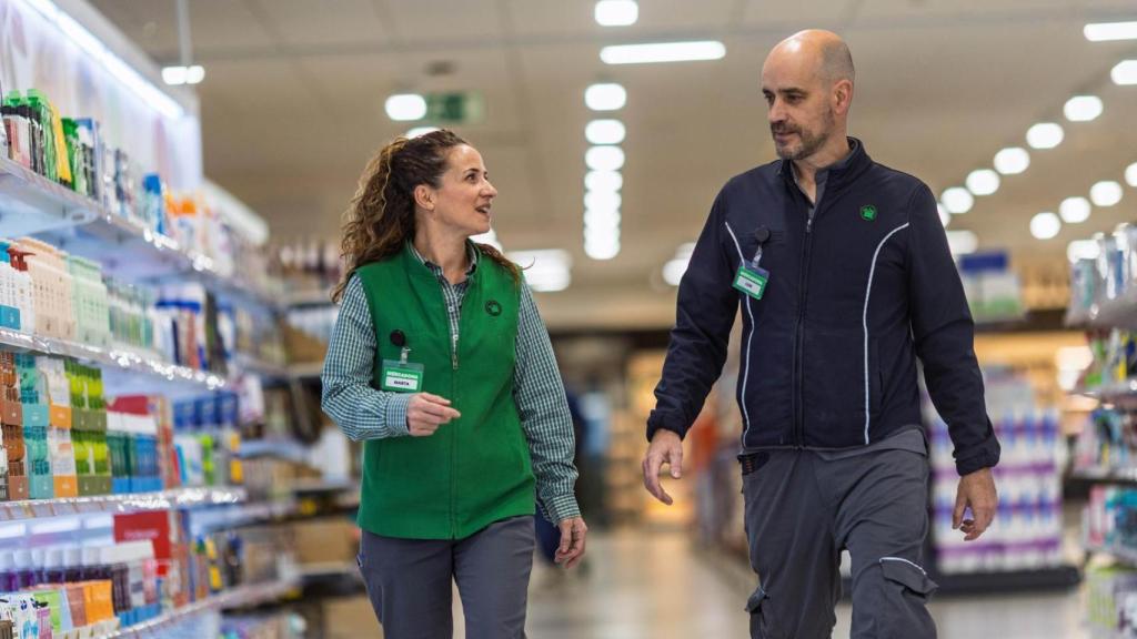 Trabajadores de Mercadona. EE