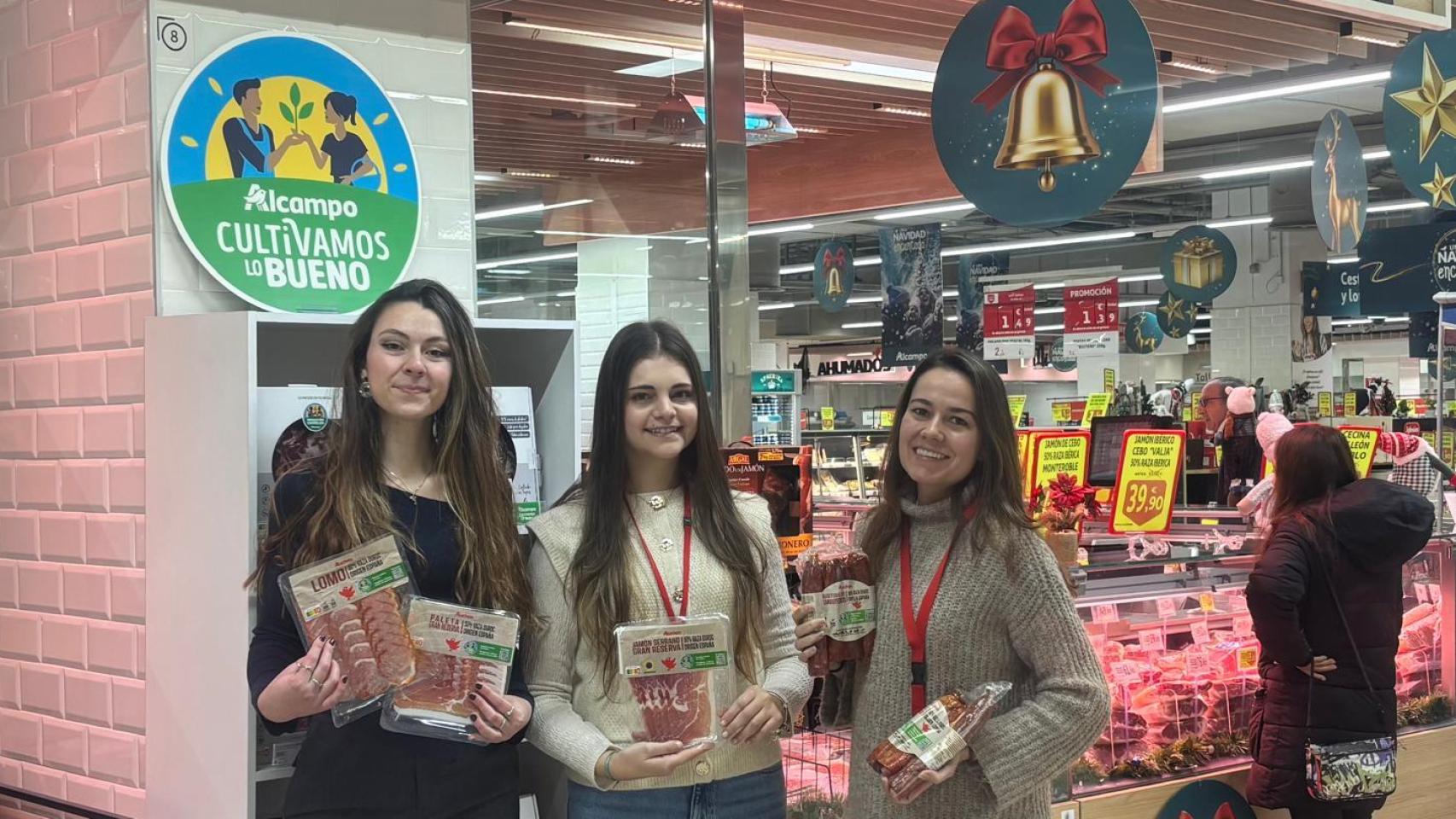 Equipo de Alcampo que ha desarrollado la marca de la gama de productos Duroc