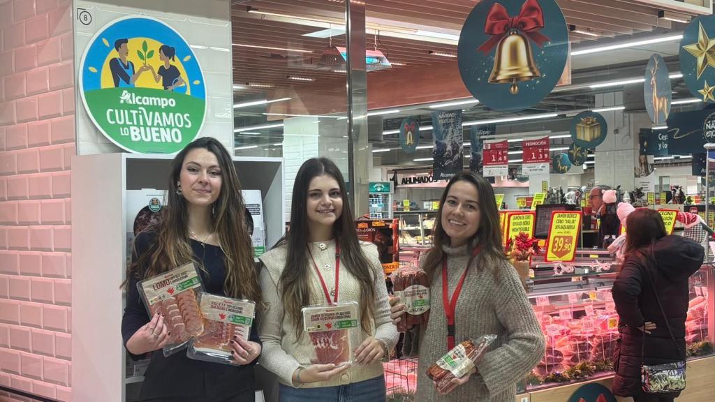 Equipo de Alcampo que ha desarrollado la marca de la gama de productos Duroc