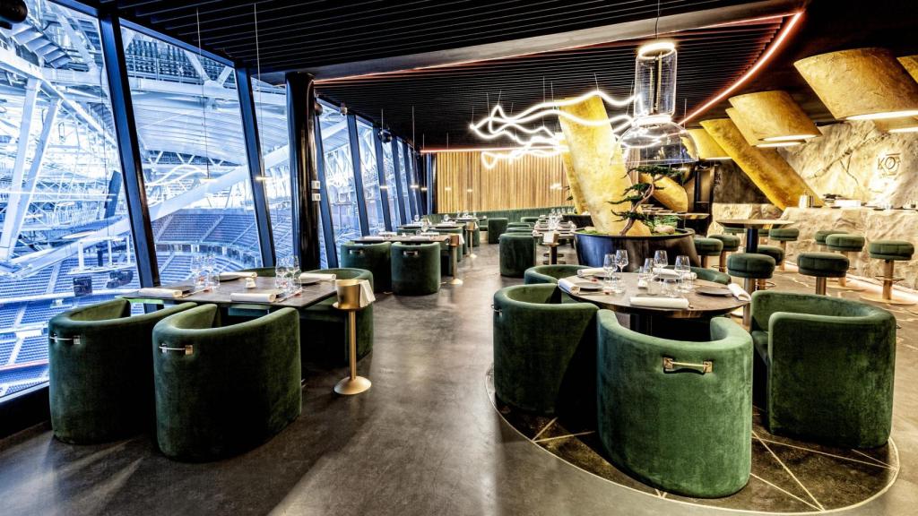 El interior del restaurante.