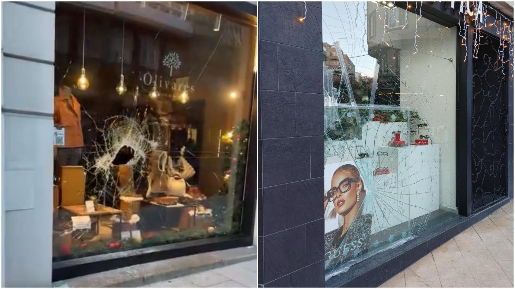 Roban en una tienda de ropa en el centro y en una óptica de Os Mallos