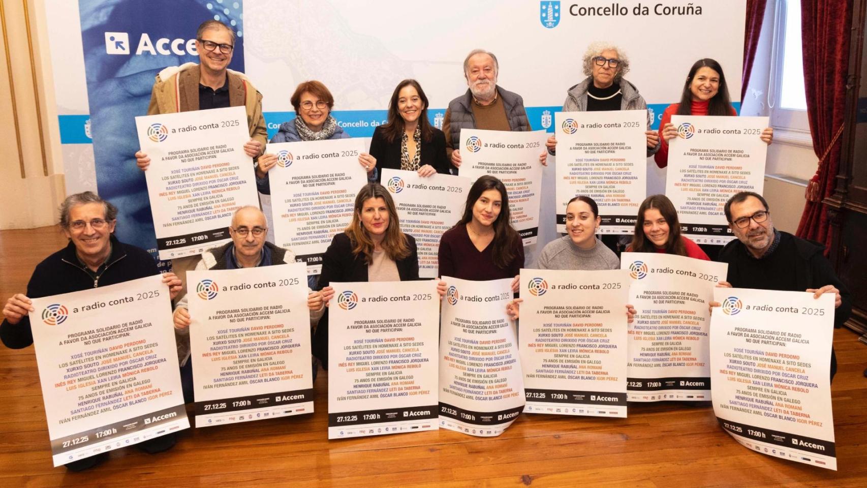 Presentación de A Radio Conta.