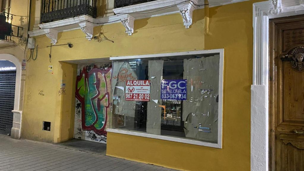 El local de la calle Zapateros de Albacete.