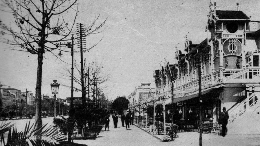 La Terraza en A Coruña antes de ser trasladada a Sada