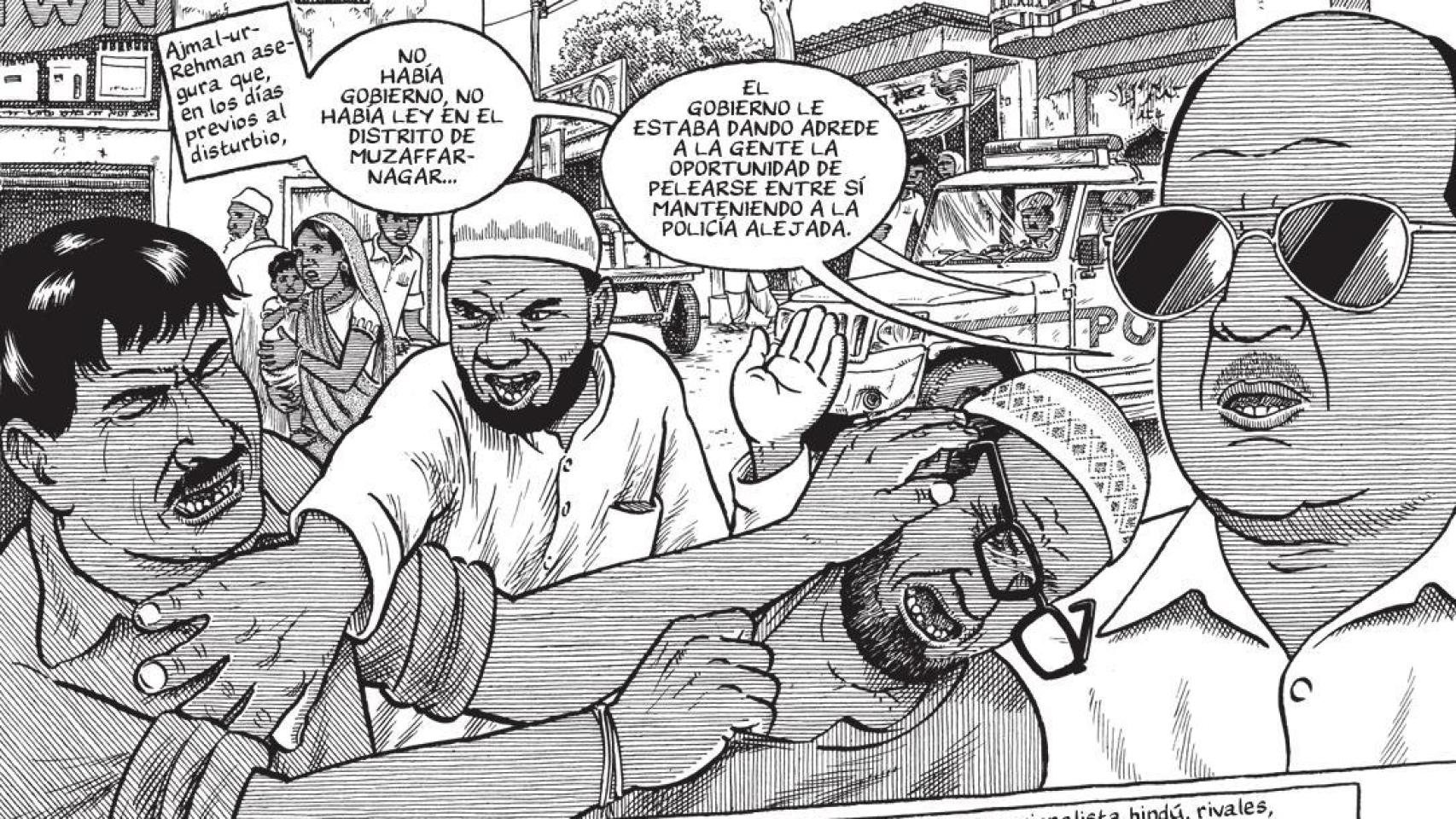 Imágenes de 'El disturbio eterno', de Joe Sacco (Reservoir Books)