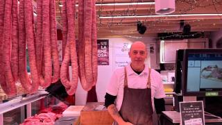 Antonio Langoyo, encargado de Carnicería Antonio.