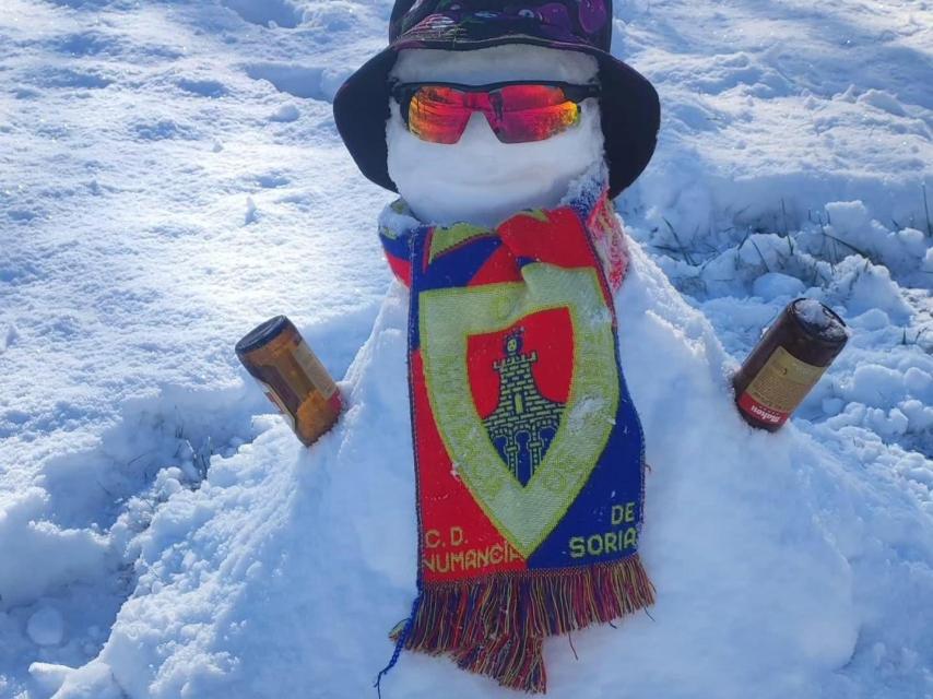 Miguelito es un habitante que aparece solo cuando nieva