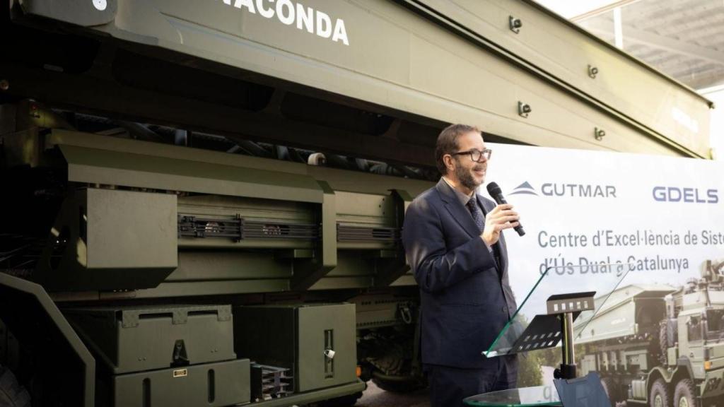 Jordi García Brustenga, secretario de Estado de Industria, durante el acto de inauguración