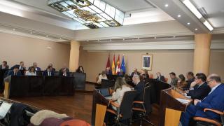 Imagen del pleno de la Diputación de Segovia de diciembre.