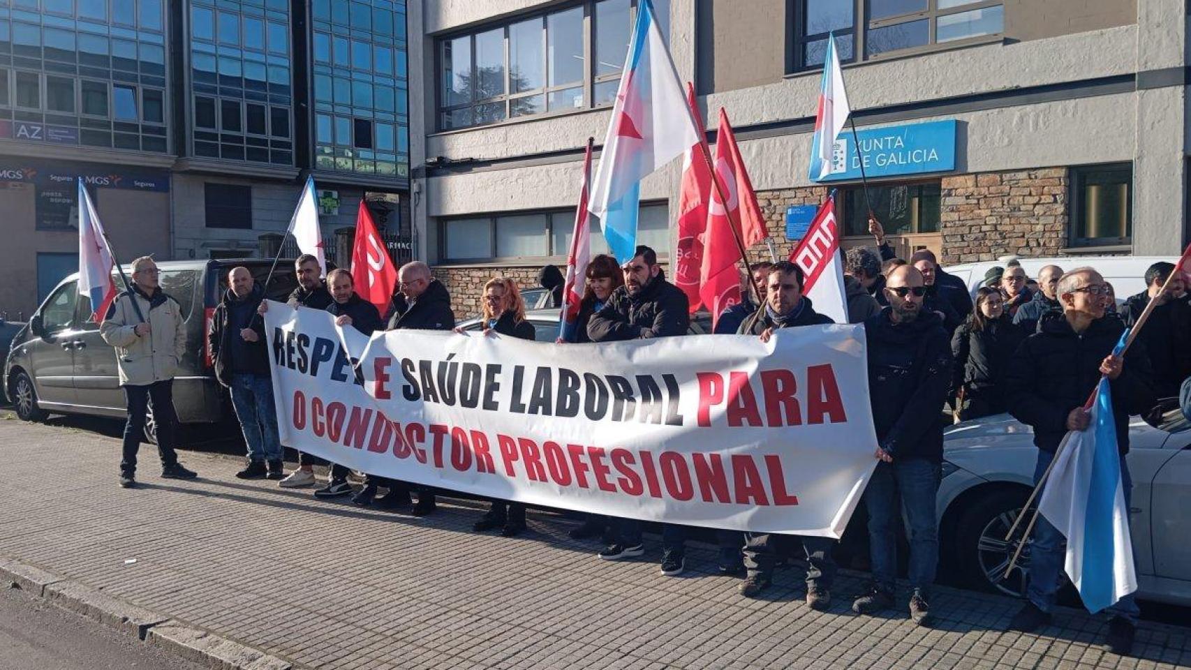 Huelga de trabajadores por carretera