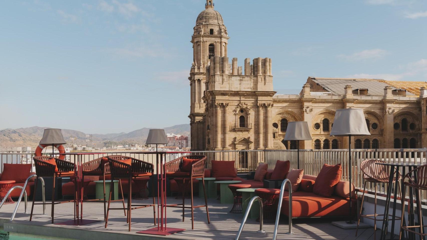 La terraza del Catalonia Molina Lario.