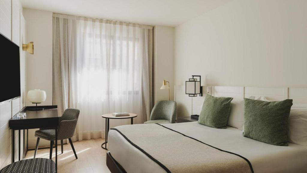 Una de las habitaciones del Catalonia Molina Lario.