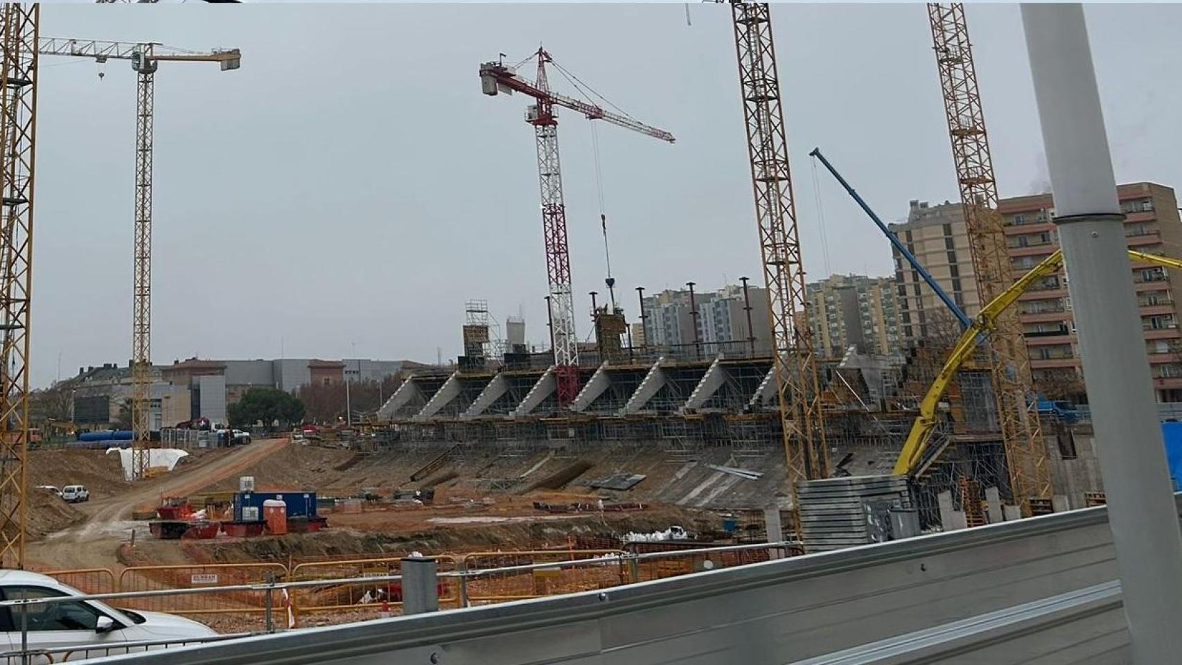 Estado de las obras de La Romareda