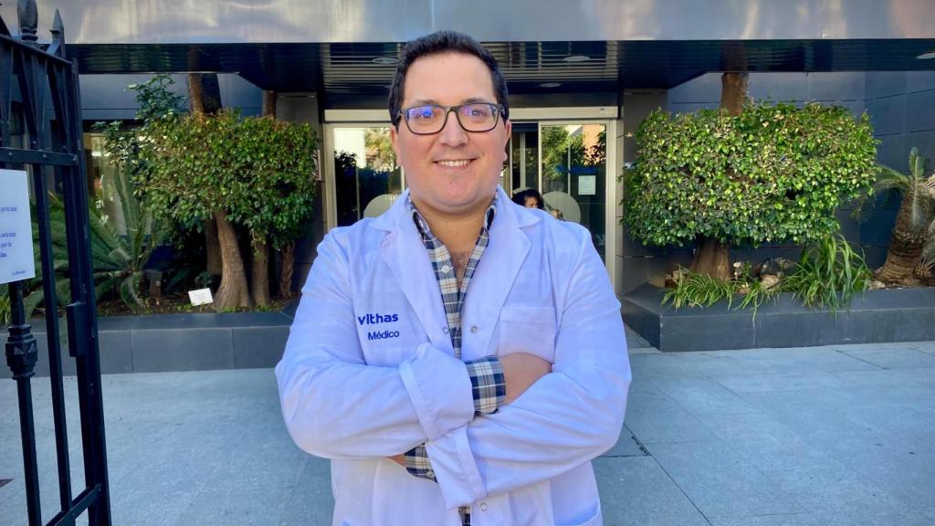El Dr Diego Toledo, coordinador del Servicio de Urgencias de Vithas Málaga.