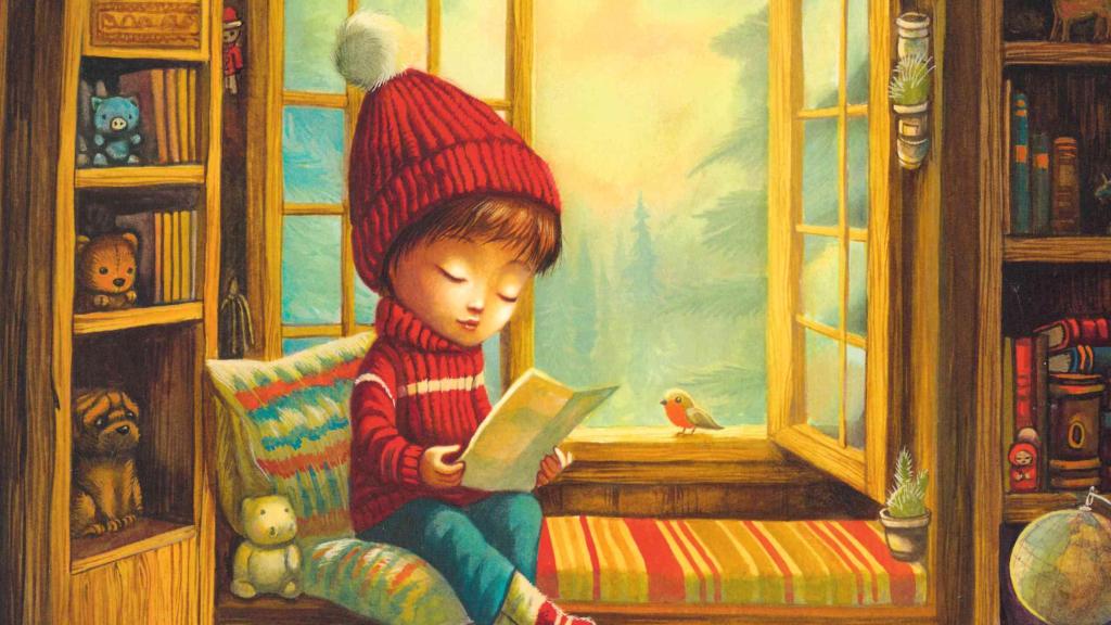 Ilustración de Benjamin Lacombe para 'La infancia de Papá Noel', de Sébastien Perez (Edelvives)