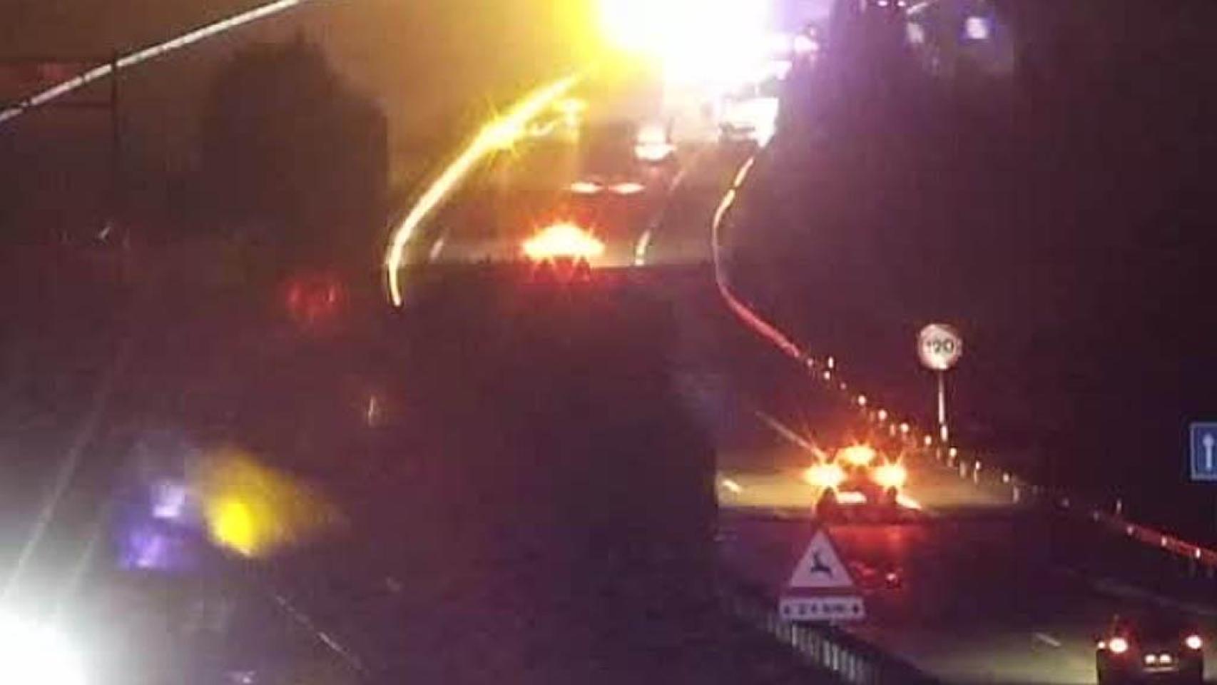 El punto kilométrico 120 de la A-62 en Valladolid