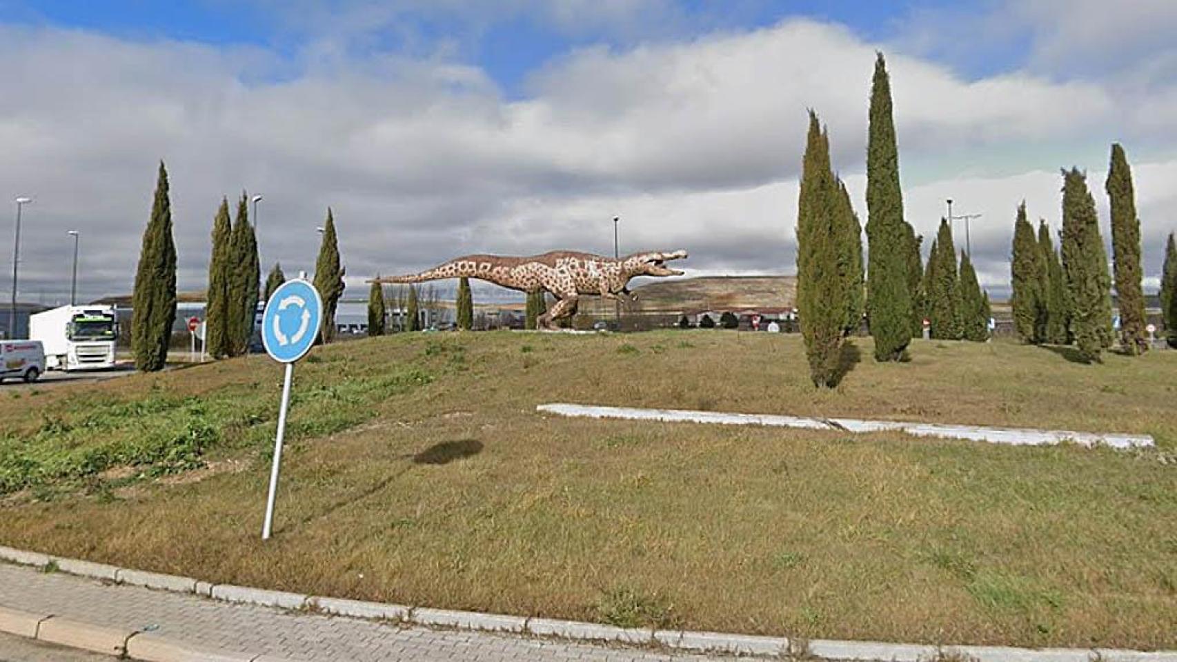 Rotonda del Dinosaurio en Burgos