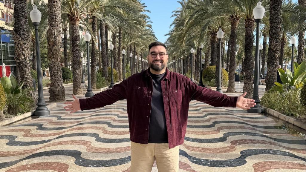 Benja Serra, en su reciente visita a Alicante.