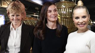 Mercedes Milá, la reina Letizia y Soraya en un montaje de JALEOS.